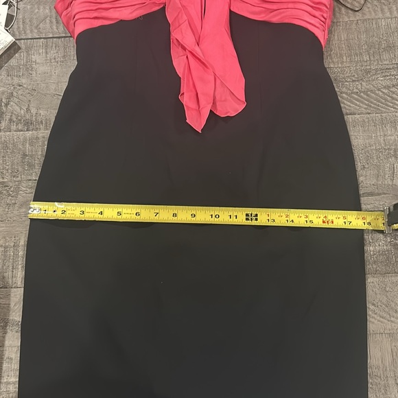 Paule Ka women sweetheart Pink and Black Dress size 40 - Picture 8 of 8